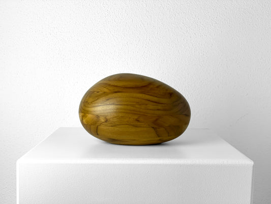 Holzurne River Stones Teakholz - Klein