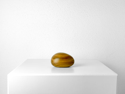 Holzurne River Stones Teakholz - Sehr klein