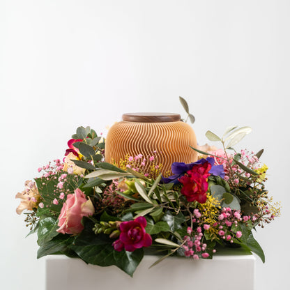 Urne Mini Nami aus Holzfasern