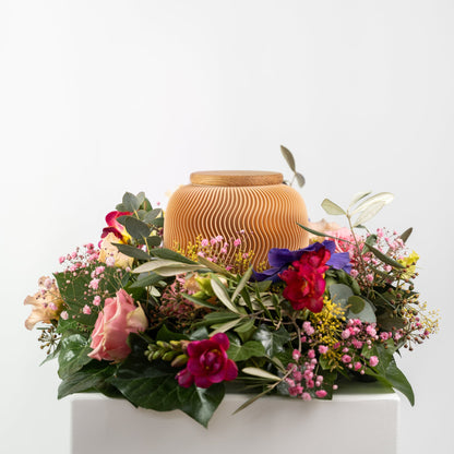 Urne Mini Nami aus Holzfasern