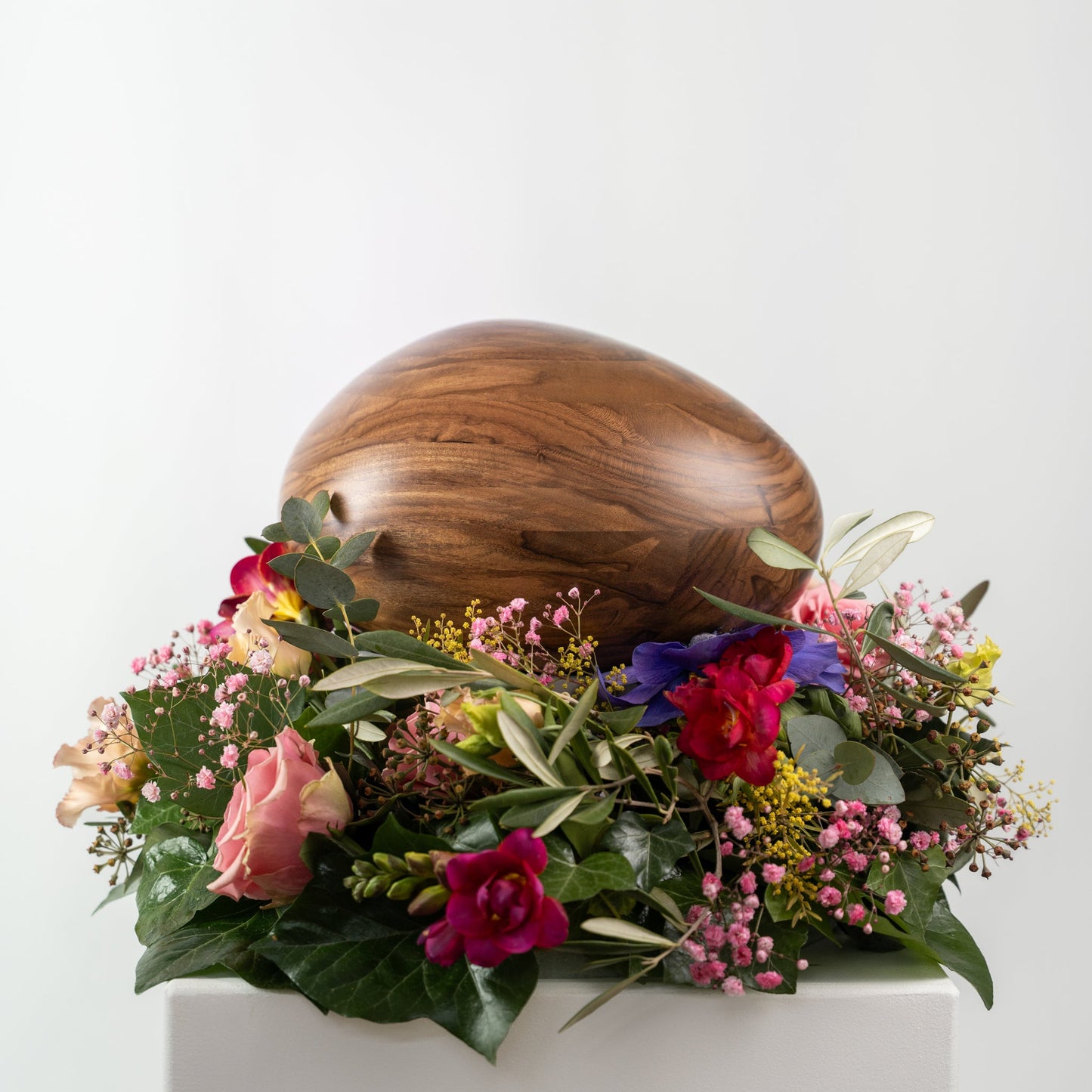 Holzurne River Stones Lorbeerholz - Groß