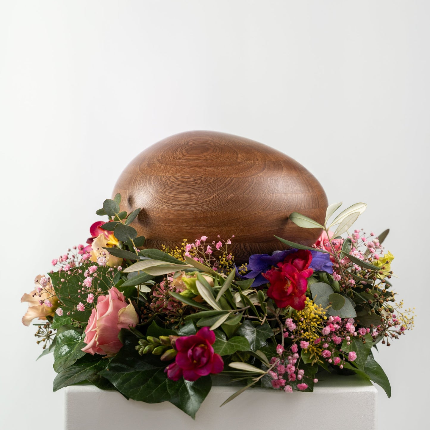 Holzurne River Stones Eichenholz - Groß