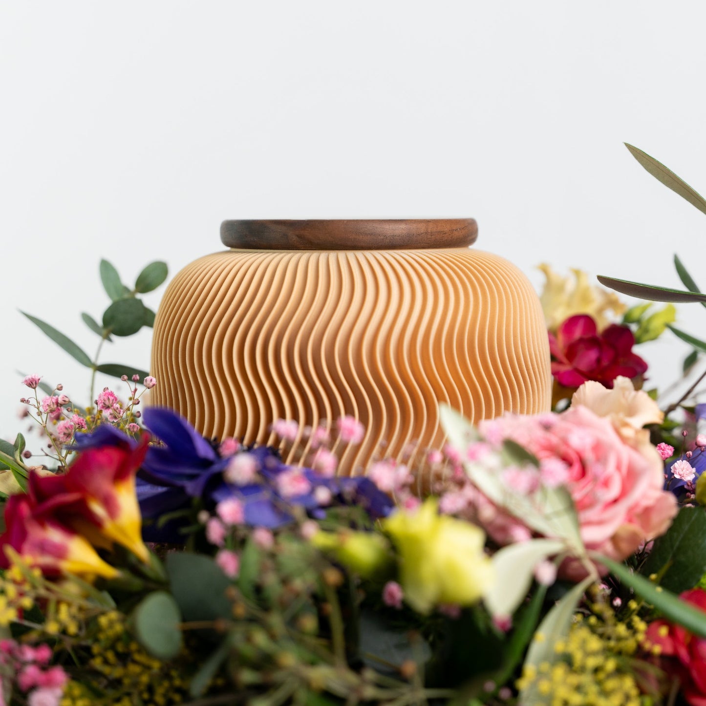 Urne Mini Nami aus Holzfasern