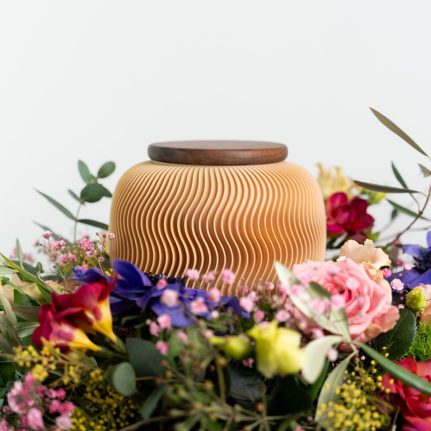 Urne Mini Nami aus Holzfasern