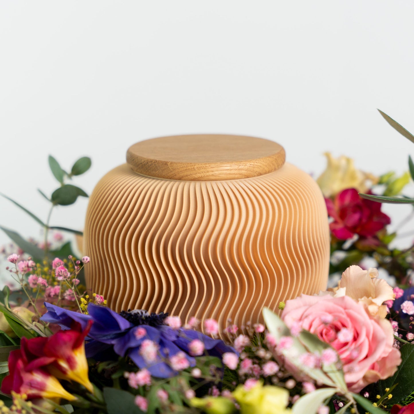 Urne Mini Nami aus Holzfasern