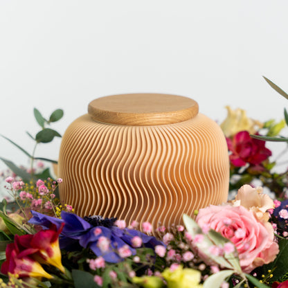 Urne Mini Nami aus Holzfasern