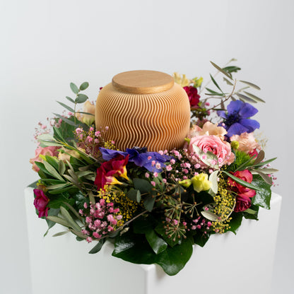 Urne Mini Nami aus Holzfasern