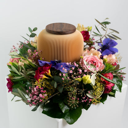 Urne Mini Nami aus Holzfasern