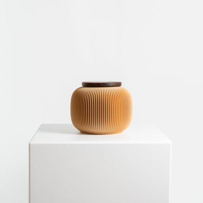 Urn Mini Nesuto made of wood fibers