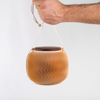 Urne Mini Nami aus Holzfasern