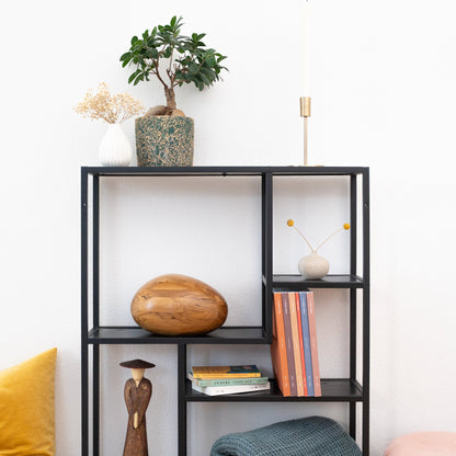 Holzurne River Stones Teakholz - Groß